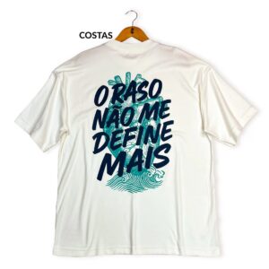 Oversized Off White O Raso Não Me Define Mais - Imagem 2