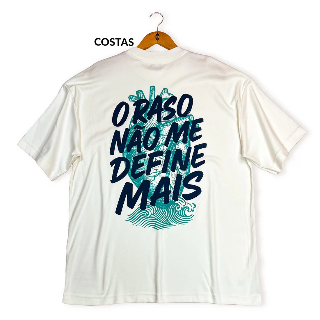 Oversized Off White O Raso Não Me Define Mais - Imagem 2